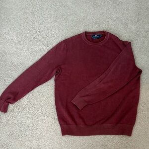 Vineyard Vines Rich Burgundy Crewneck Sweater